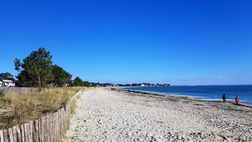 Photo d'une plage de Carnac